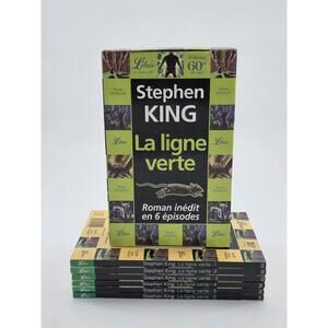 La Ligne Verte The Green Mile Lot 6 Livres Stephen King Horreur Thriller 1996 PB